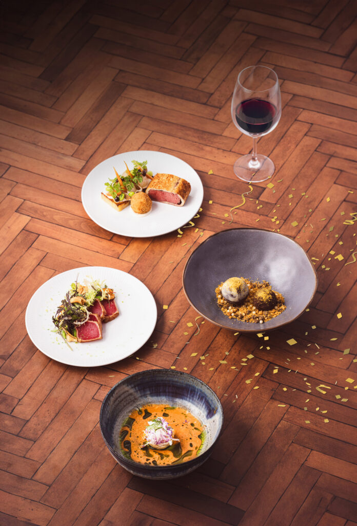Madfotografi af menu
