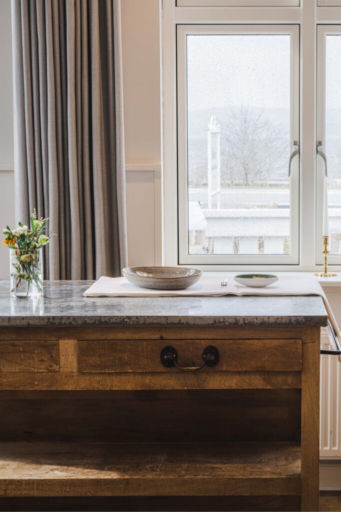 Interiør fotografi fra Knudhule Badehotel
